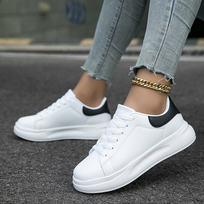 Eva | Clean White sneakers for women, White