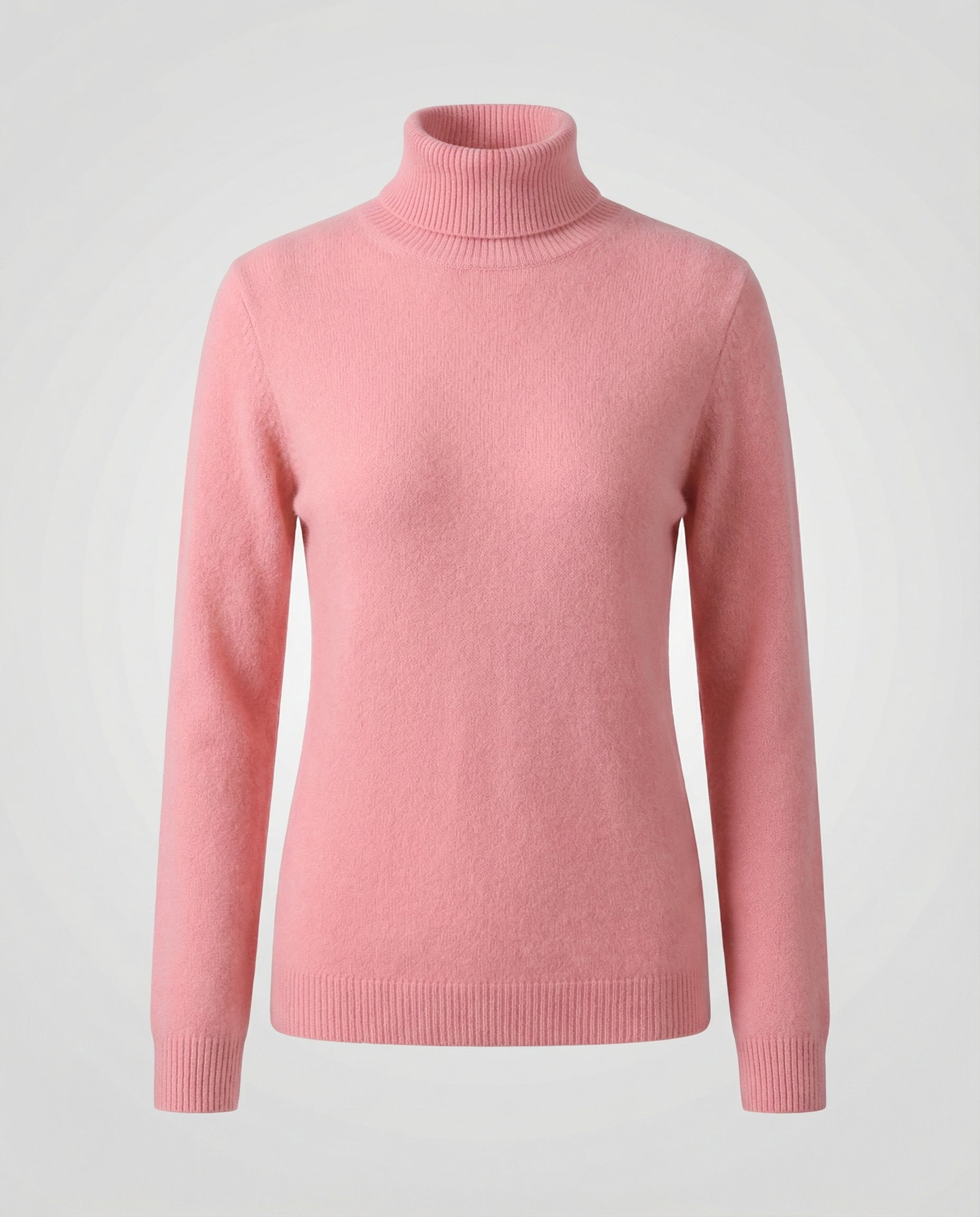 turtleneck sweater with soft knit texture and warm comfort fit