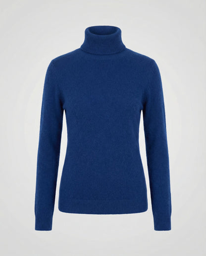turtleneck sweater with soft knit texture and warm comfort fit