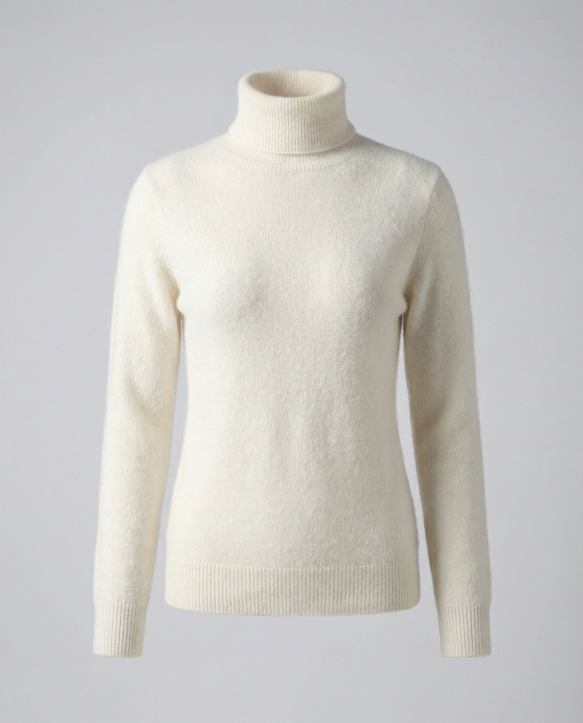 turtleneck sweater with soft knit texture and warm comfort fit