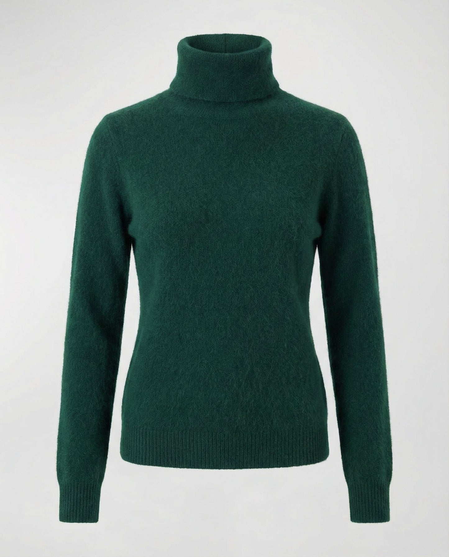 turtleneck sweater with soft knit texture and warm comfort fit