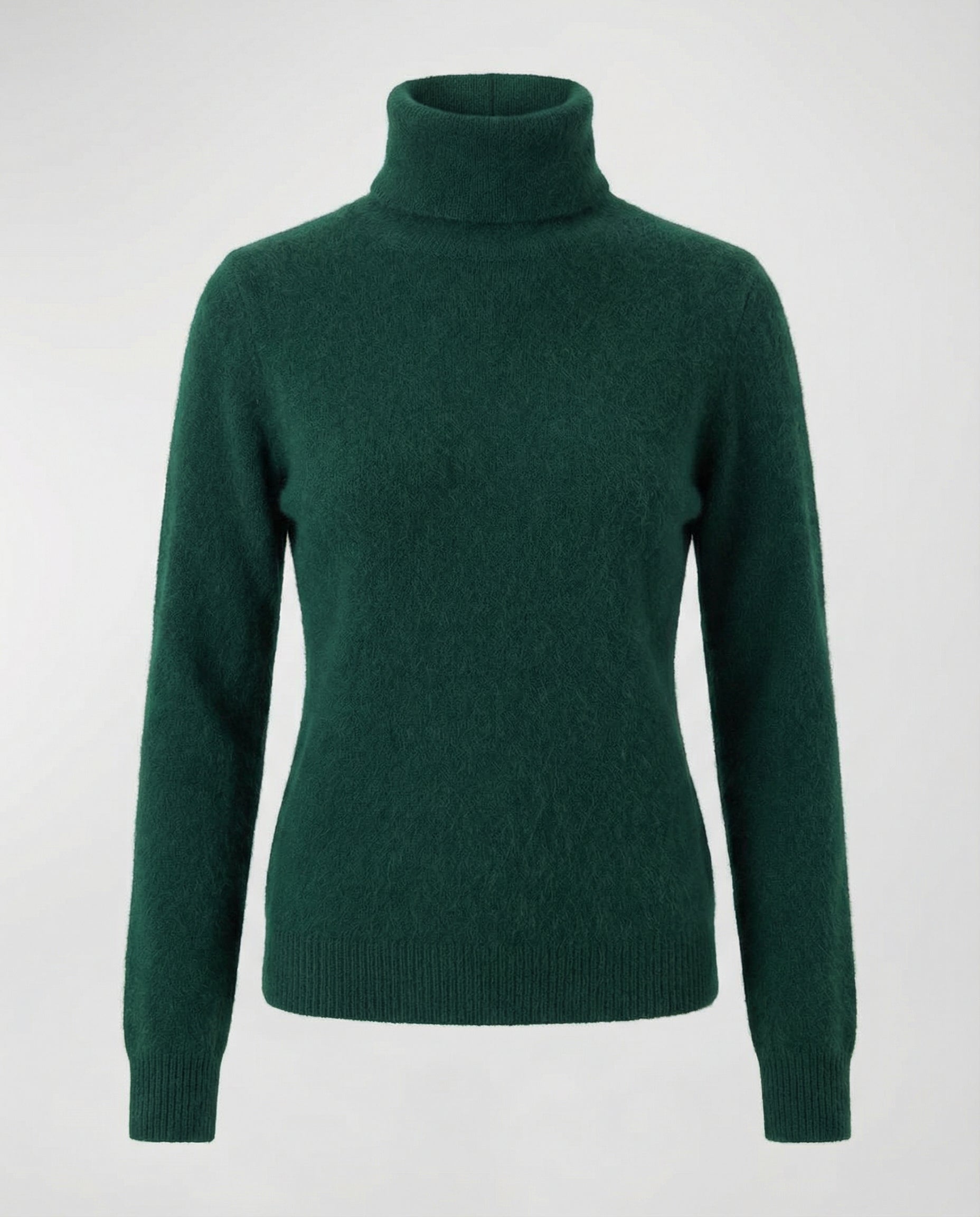 turtleneck sweater with soft knit texture and warm comfort fit
