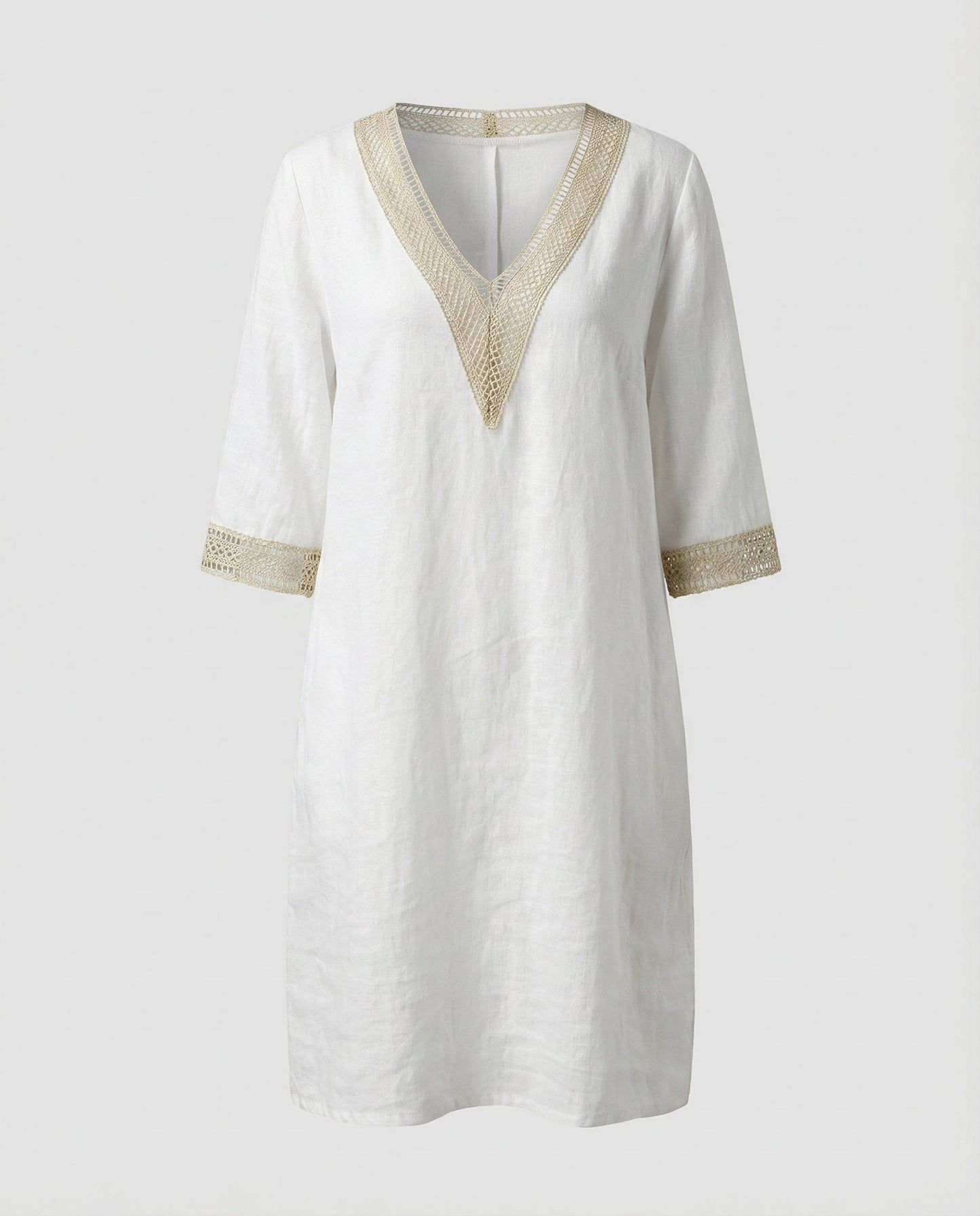 casual cotton dress with lightweight construction and relaxed silhouett
