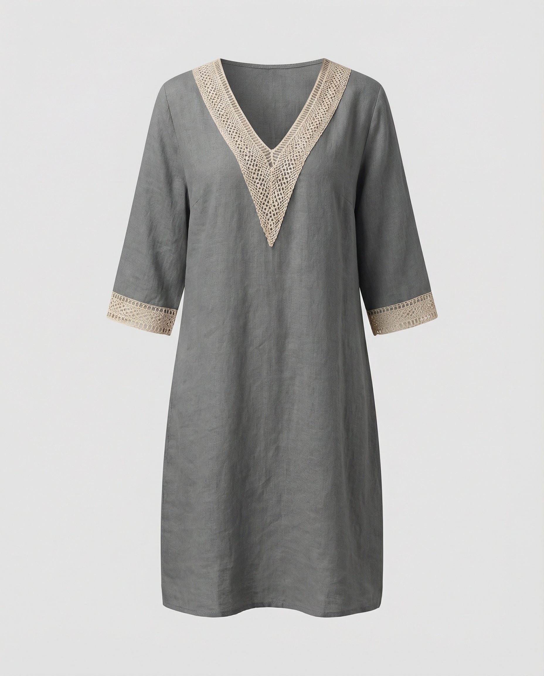 casual cotton dress with lightweight construction and relaxed silhouett
