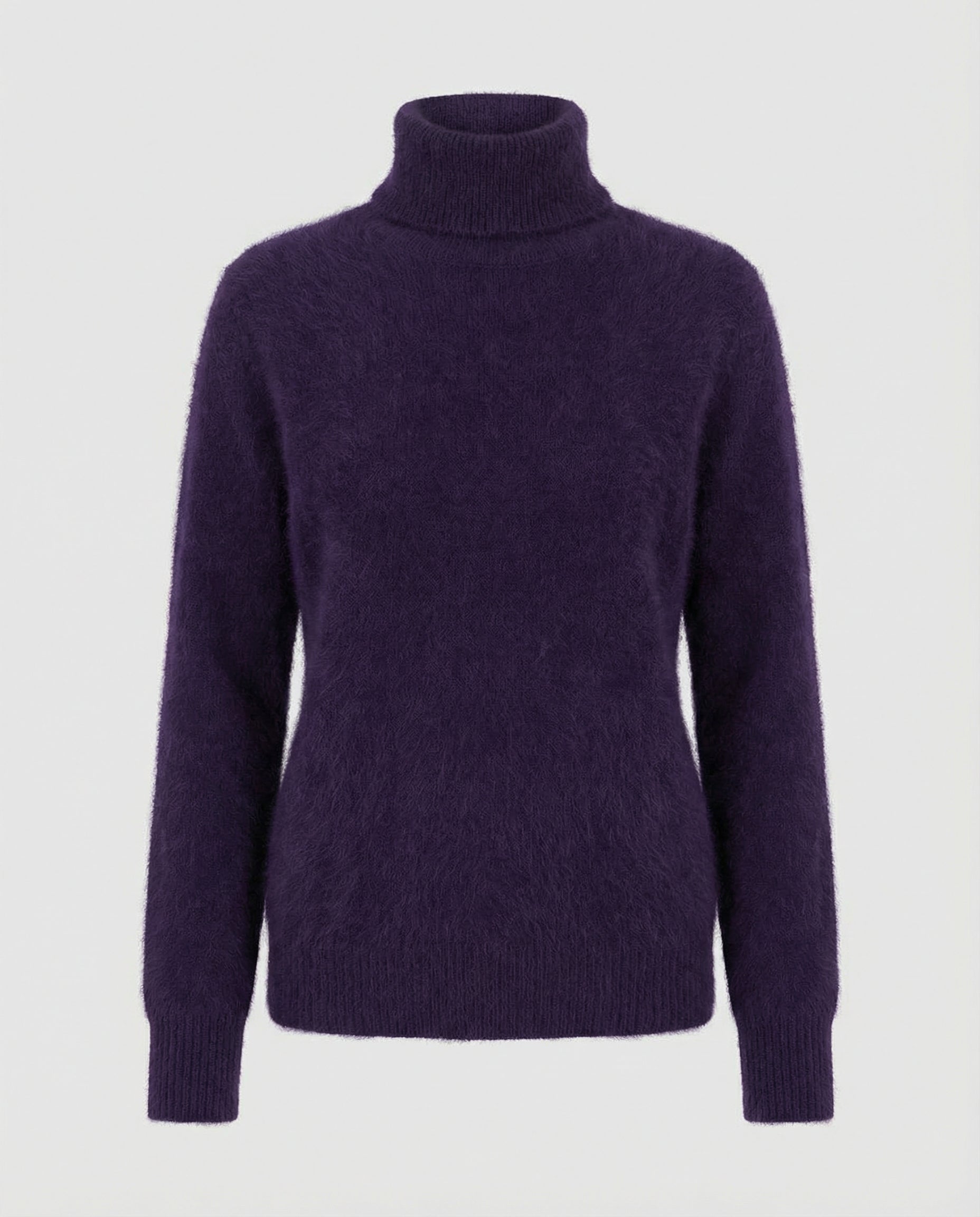 turtleneck sweater with soft knit texture and warm comfort fit