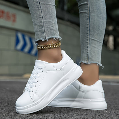 Eva | Clean White sneakers for women, White