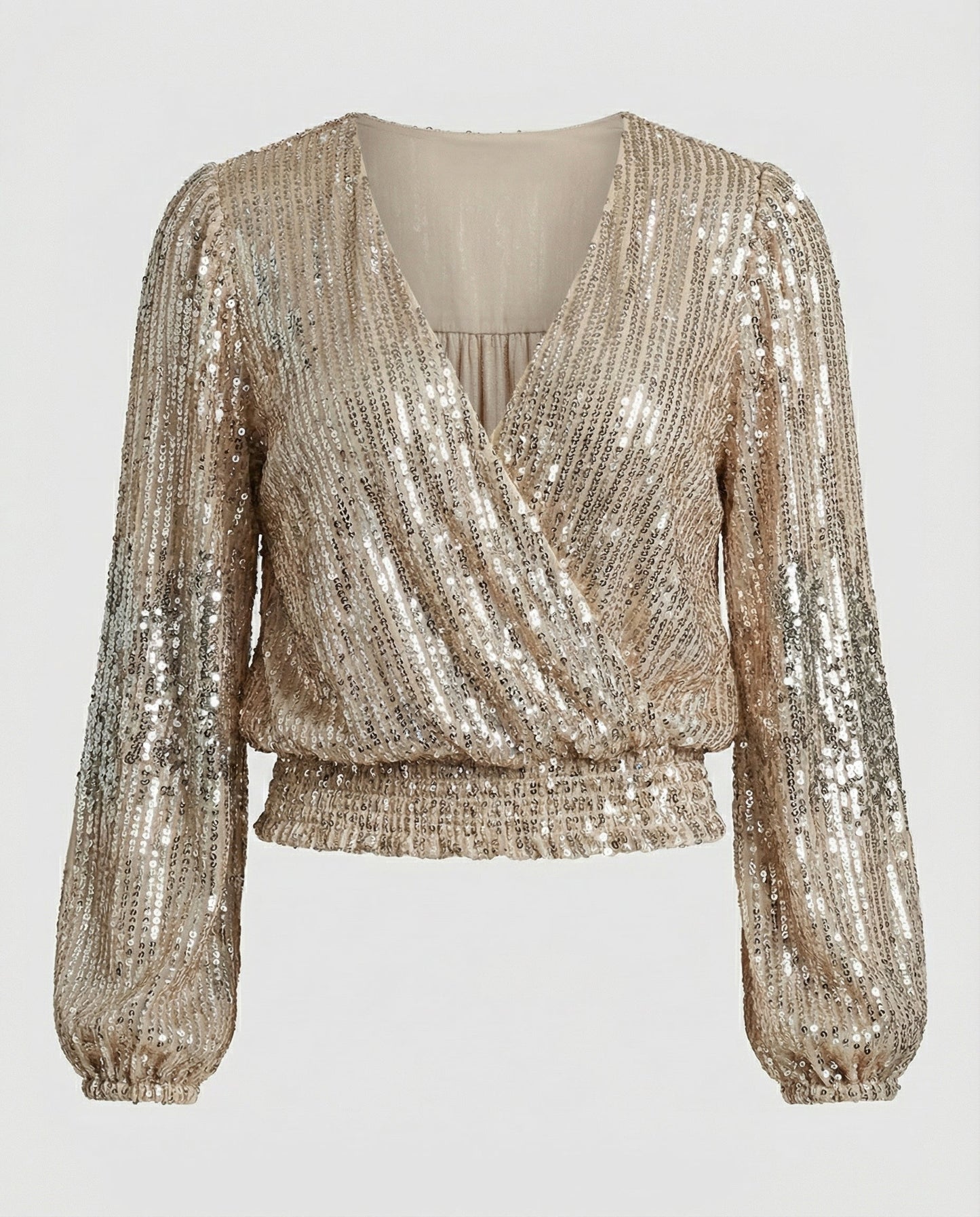 glamorous blouse with refined elegant fit and soft drape