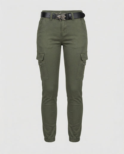 cargo jeans with utility pockets and relaxed comfortable fit