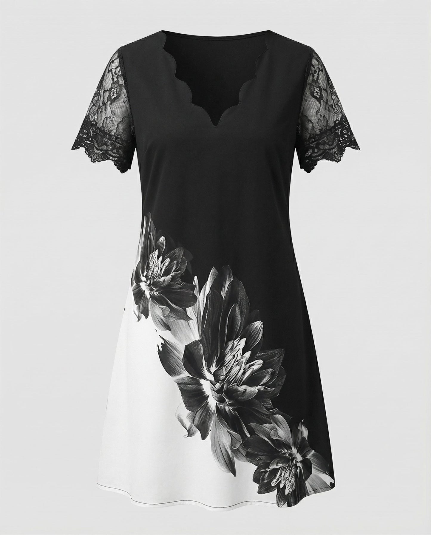 elegant detail dress with refined structured fit and tailored silhouette