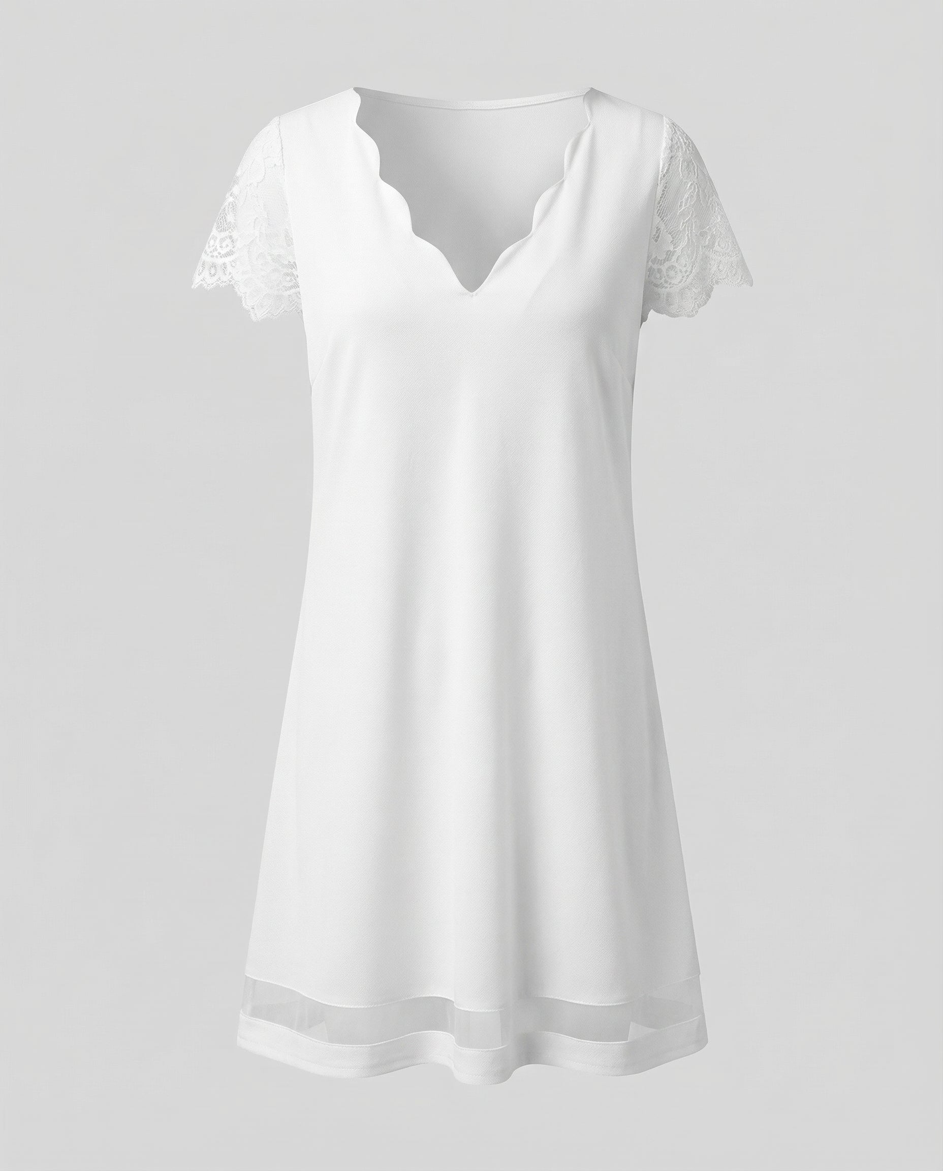 elegant detail dress with refined structured fit and tailored silhouette