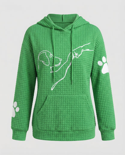 comfortable hoodie with soft fabric and relaxed casual fit