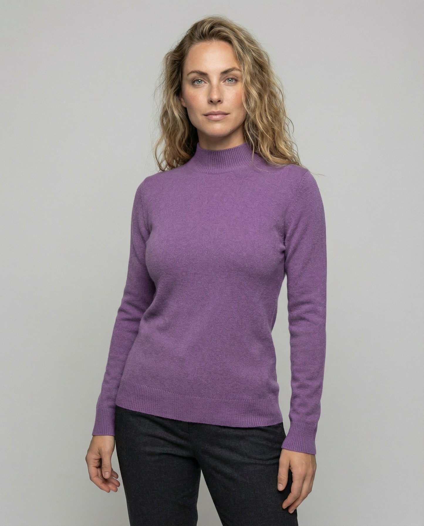 wool sweater with insulating knit and warm comfort fit