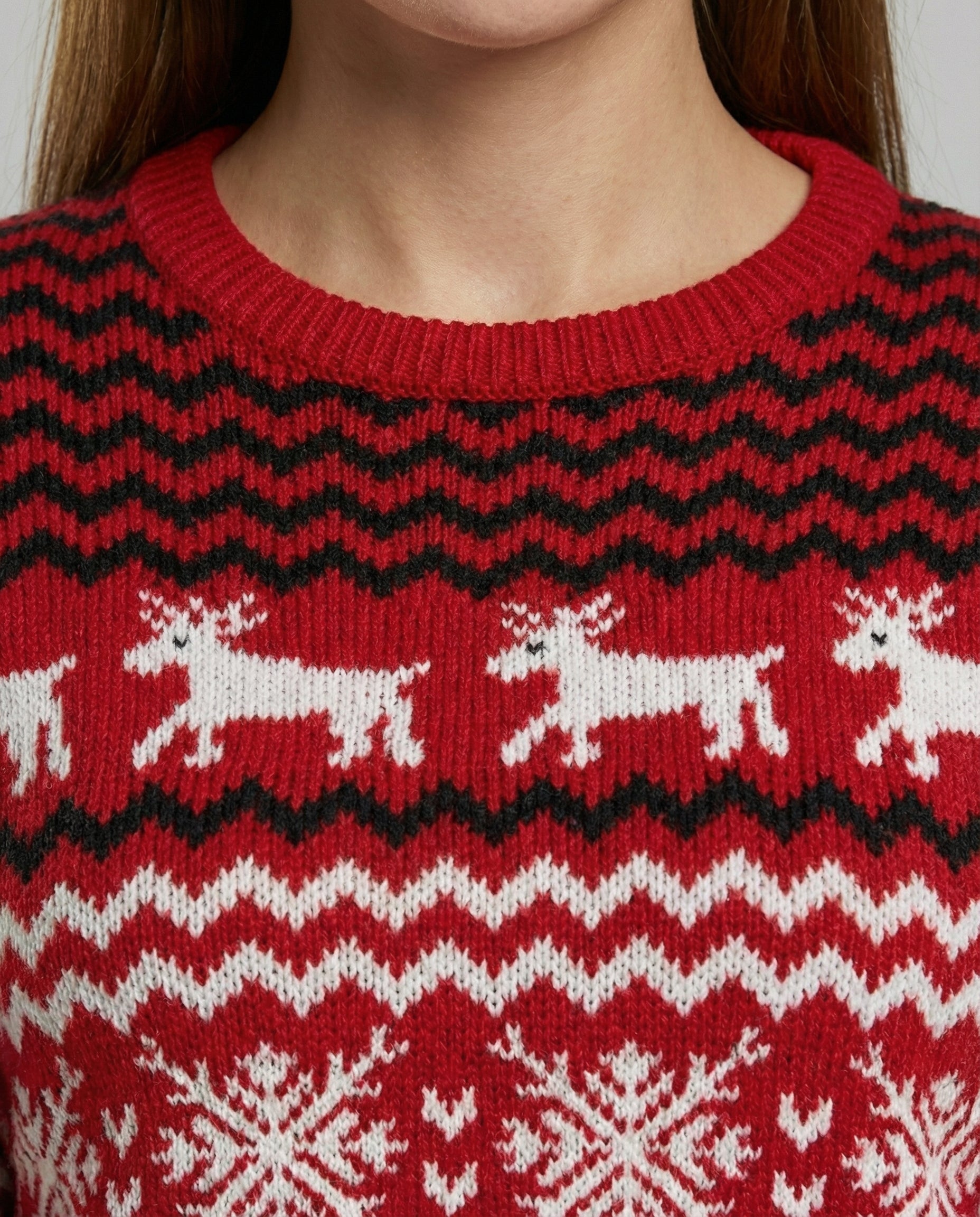 festive unisex sweater with soft knit texture and subtle holiday detailing