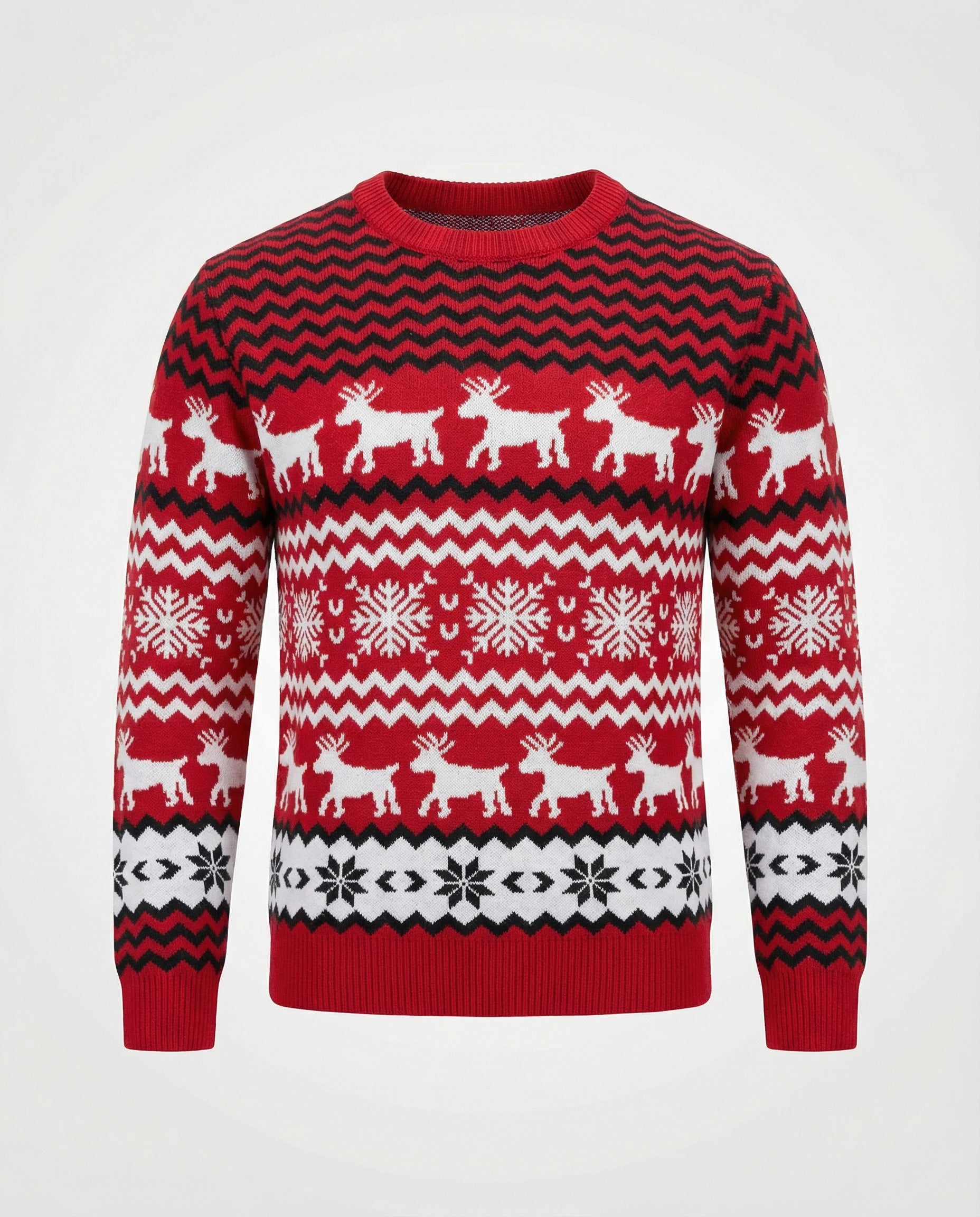 festive unisex sweater with soft knit texture and subtle holiday detailing