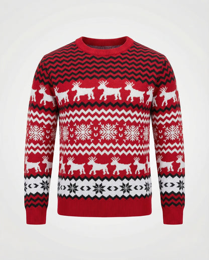 festive unisex sweater with soft knit texture and subtle holiday detailing