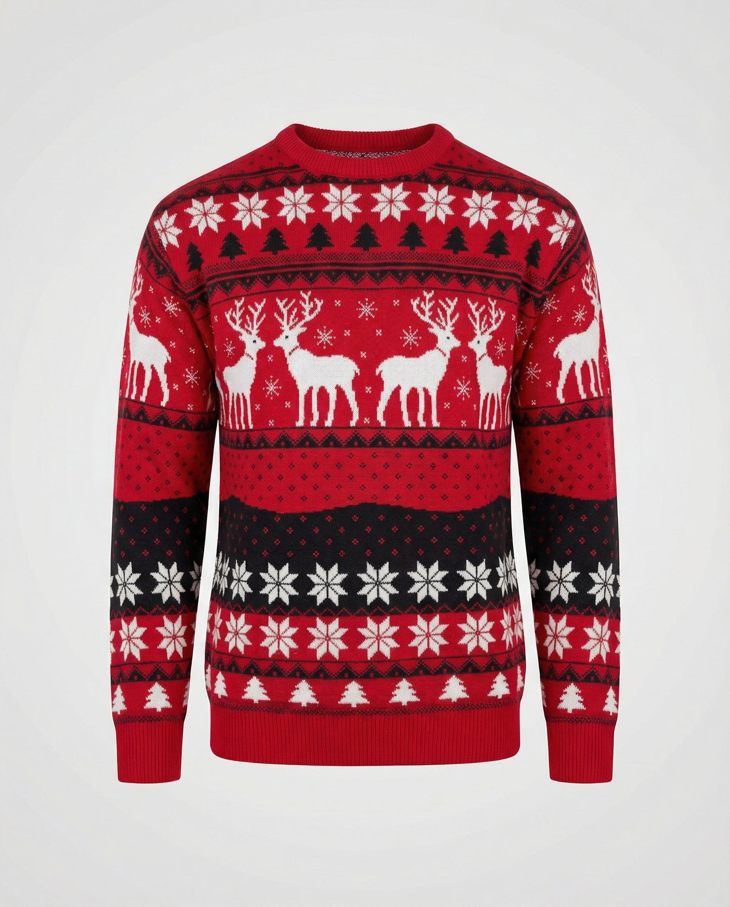 festive unisex sweater with soft knit texture and subtle holiday detailing