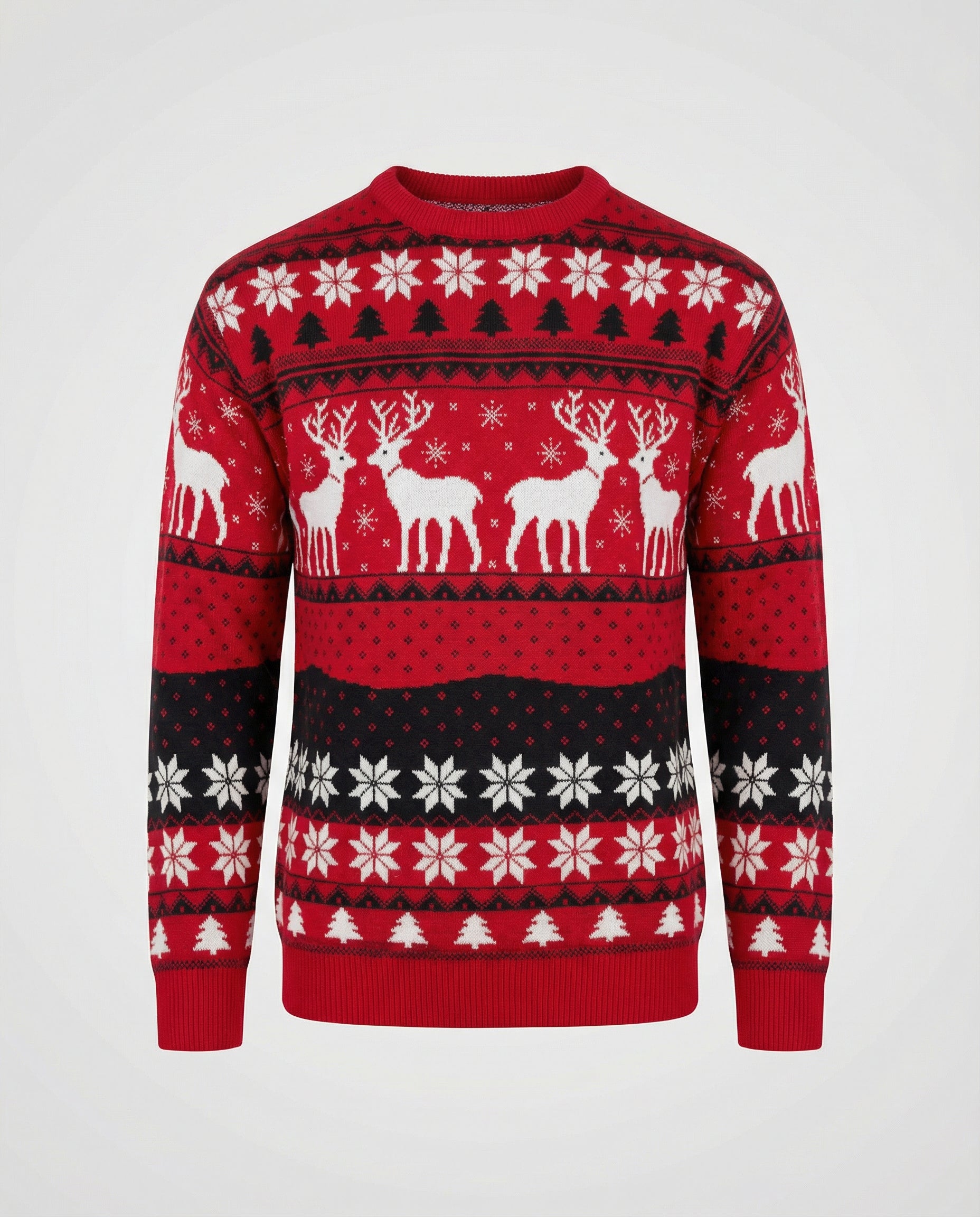 festive unisex sweater with soft knit texture and subtle holiday detailing