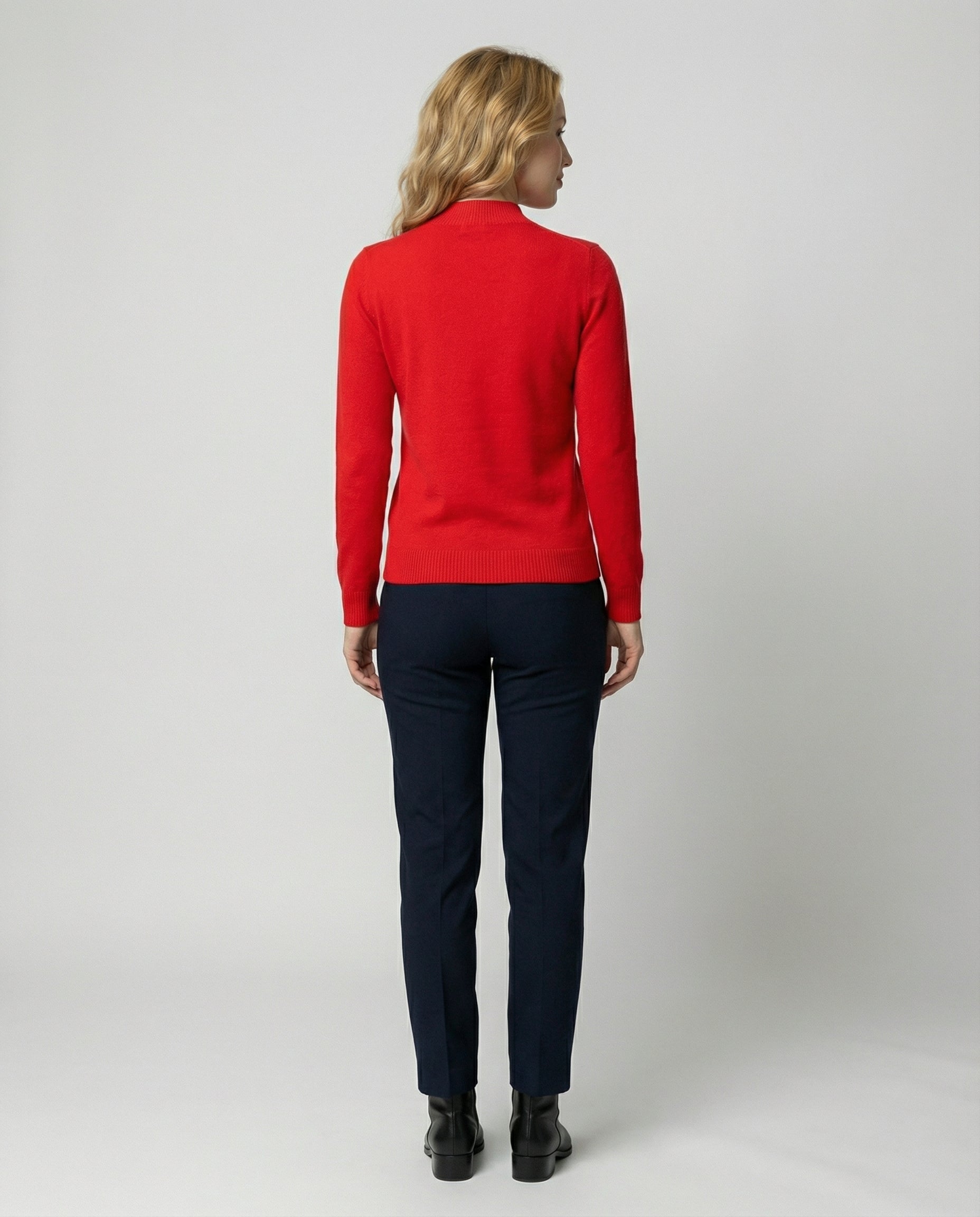 elegant knit sweater with soft premium texture and lightweight design
