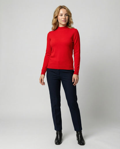 elegant knit sweater with soft premium texture and lightweight design