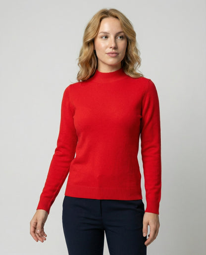 elegant knit sweater with soft premium texture and lightweight design