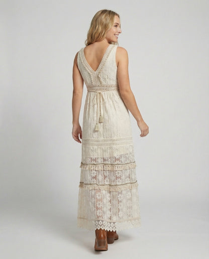 Eve | Graceful Boho Lace Dress for Summer