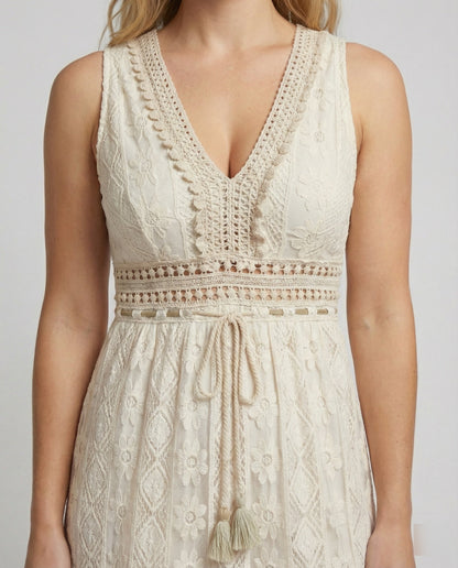 Eve | Graceful Boho Lace Dress for Summer