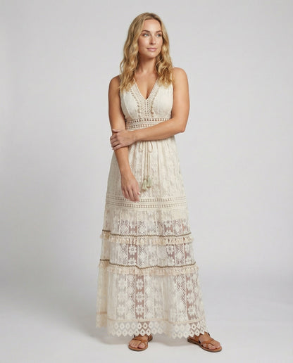 Eve | Graceful Boho Lace Dress for Summer
