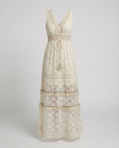Eve | Graceful Boho Lace Dress for Summer